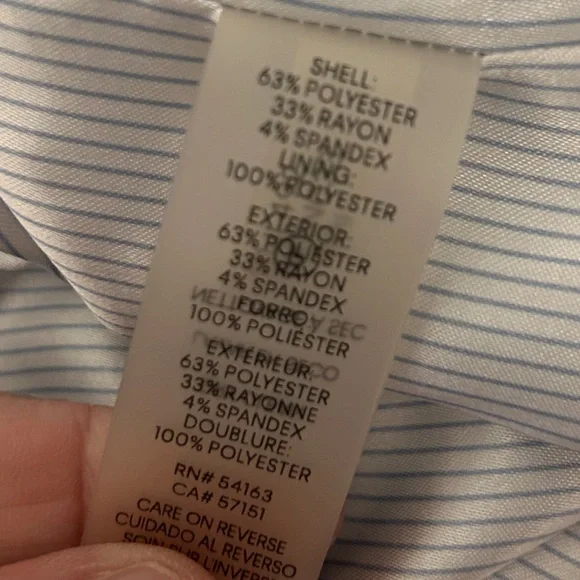 Calvin Klein open front 3/4 sleeve blazer size 10 - Picture 6 of 7